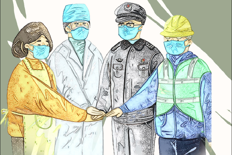 手繪長圖|甘肅戰(zhàn)“疫”故事，“硬核”之下的溫情