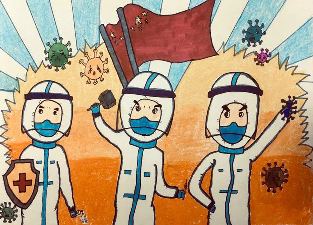 “疫情當前，孩子們有‘畫’說”作品展播（三十九）