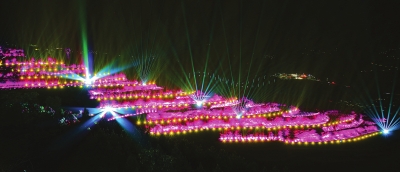 梯田變秀場 蘭州夜經(jīng)濟再添新亮點