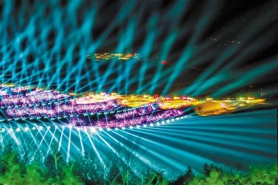 蘭山每晚都有炫酷燈光秀 你想看嗎？