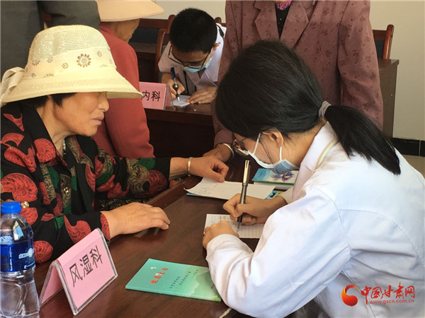 共青團(tuán)蘭州市委開(kāi)展“志愿扶貧·醫(yī)療入戶”幫扶困境青少年家庭義診活動(dòng)