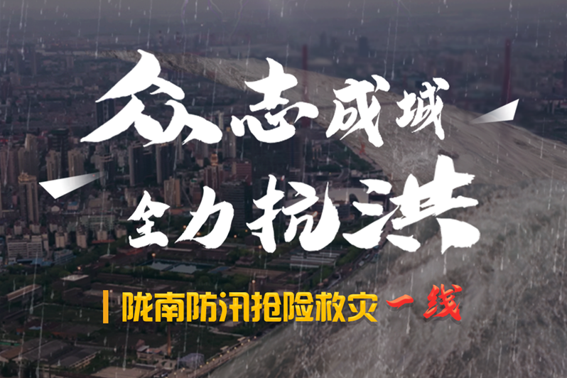 海報丨隴南防汛搶險救災一線，這些讓我們感動的瞬間!