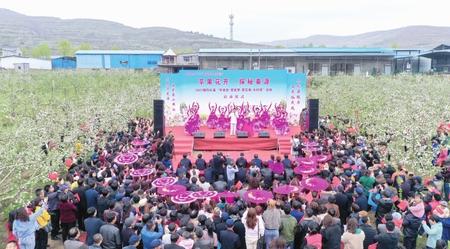 隴南禮縣舉辦“學(xué)黨史·感黨恩·賞花?！むl(xiāng)村游”活動