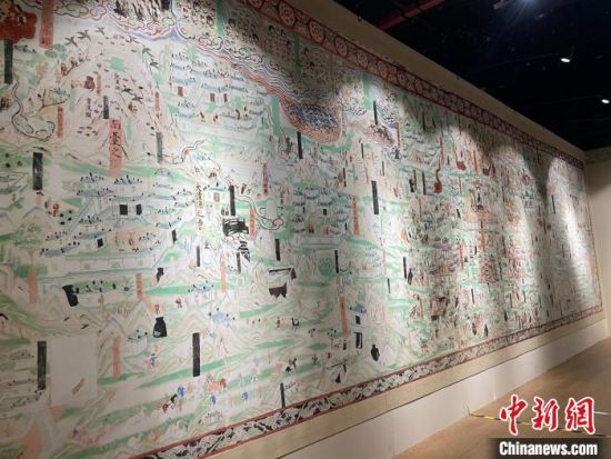 圖為展覽現(xiàn)場(chǎng)。　江楊燁 攝