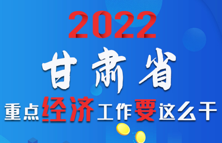 【甘快看·圖解】速覽！2022甘肅省重點經濟工作要這么干！