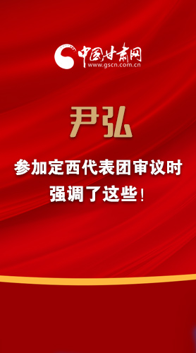 【2022甘肅兩會(huì)·圖解】尹弘書記參加定西代表團(tuán)審議時(shí)強(qiáng)調(diào)了這些！