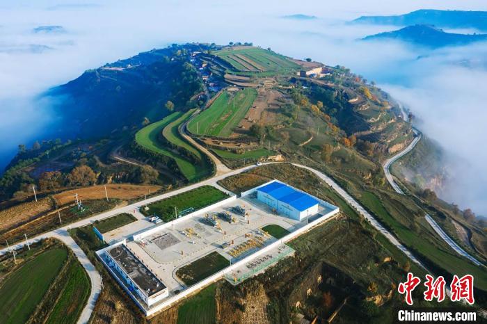 圖為中石油長慶油田慶陽天然氣開發(fā)場站。(資料圖) 慶陽市委宣傳部供圖