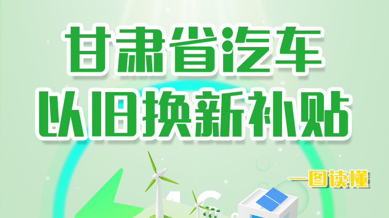 海報(bào)|重大利好！甘肅省汽車以舊換新補(bǔ)貼來了